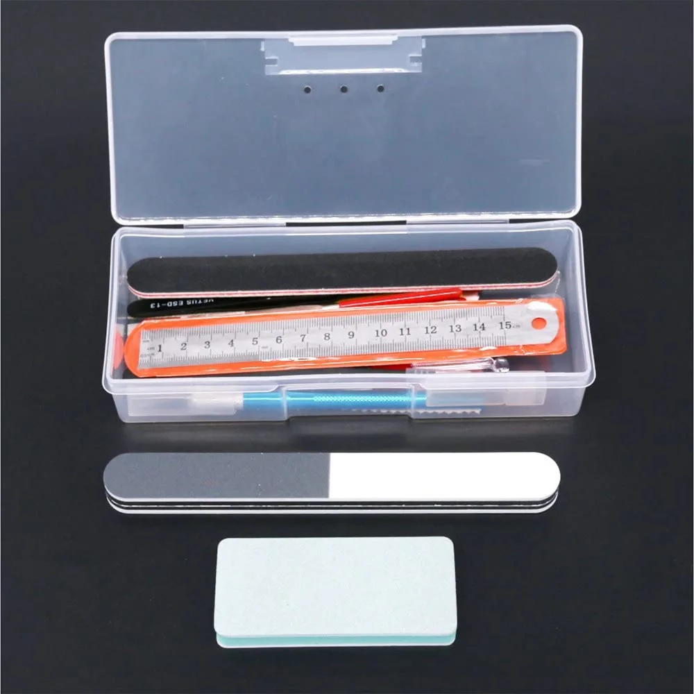 Models Tool Kit Trimming Knife Scraper Cleaning Needle Tweezers Pliers Deburring Kit DIY Hobby Building Tools