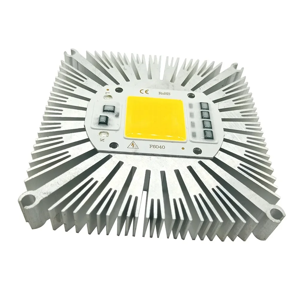 

220V 97X15 LED radiator 30W50W60W 80W100W150W Square Aluminum Radiator Suitable For High-Power COB Panel Cooling