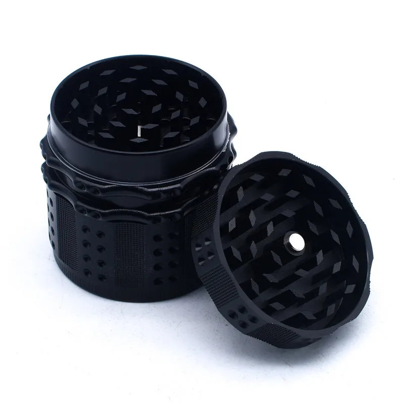 New 52mm diameter cigarette grinder with four layers of metal spice grinder