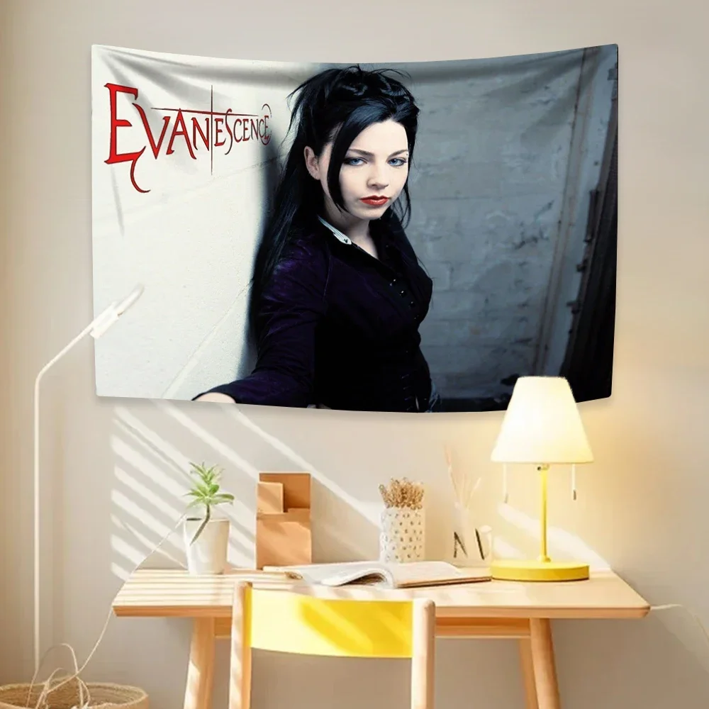 Evanescence Tapestry Vintage Rock Band Album Cover Home Decor Wall Hanging Covering Cloth For Bedroom Dormitory Concert Banner - view 5