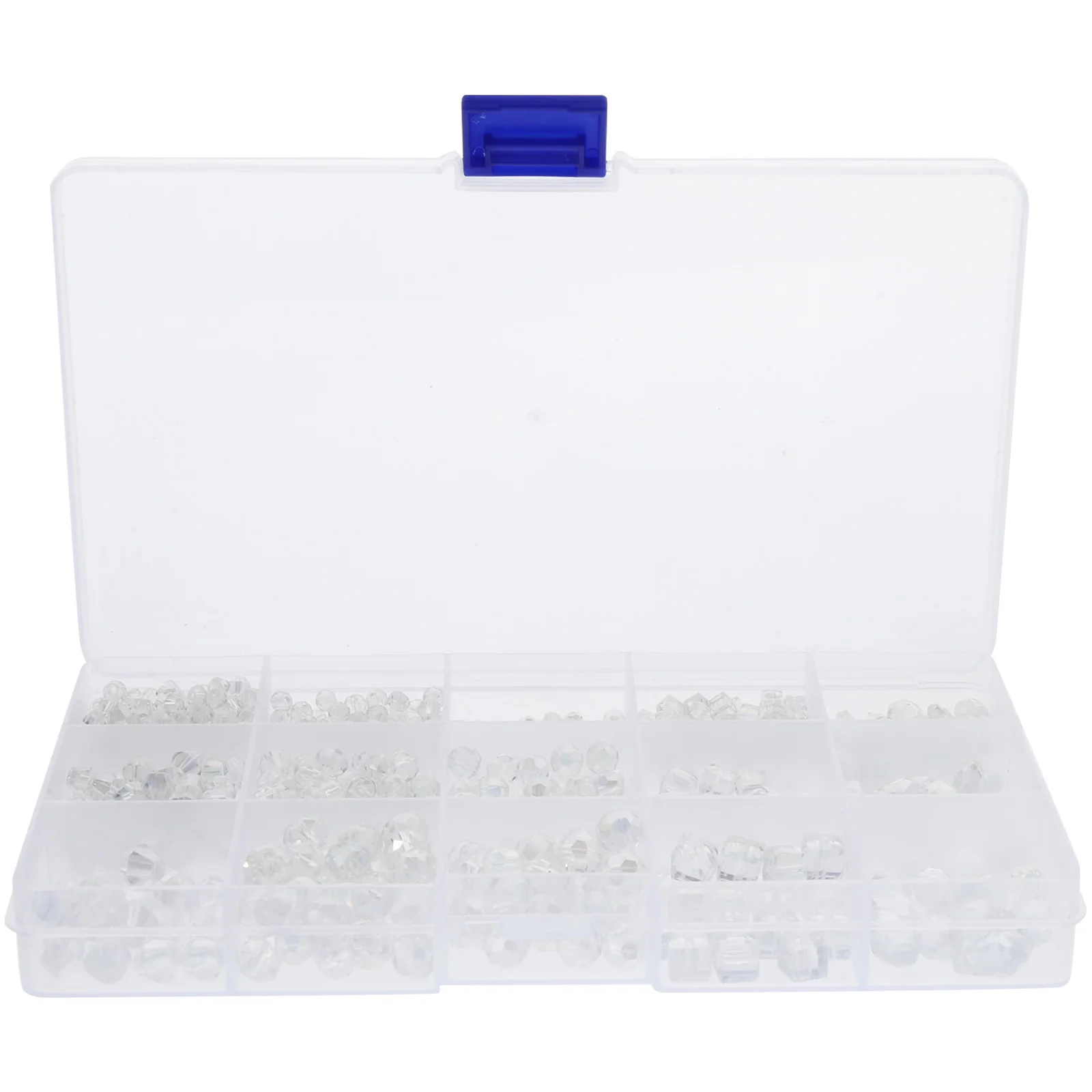 

1000pcs Crystal Glass Beads Decorative DIY Necklace Bracelet Making Accessories Lightweight Crafting Loose Beads Jewelry
