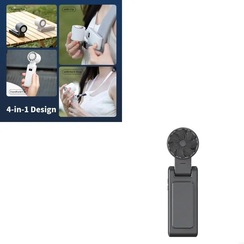 

Portable Mini Fan Powerful Handheld Fan with Cold Compress 0-100 Speed USB