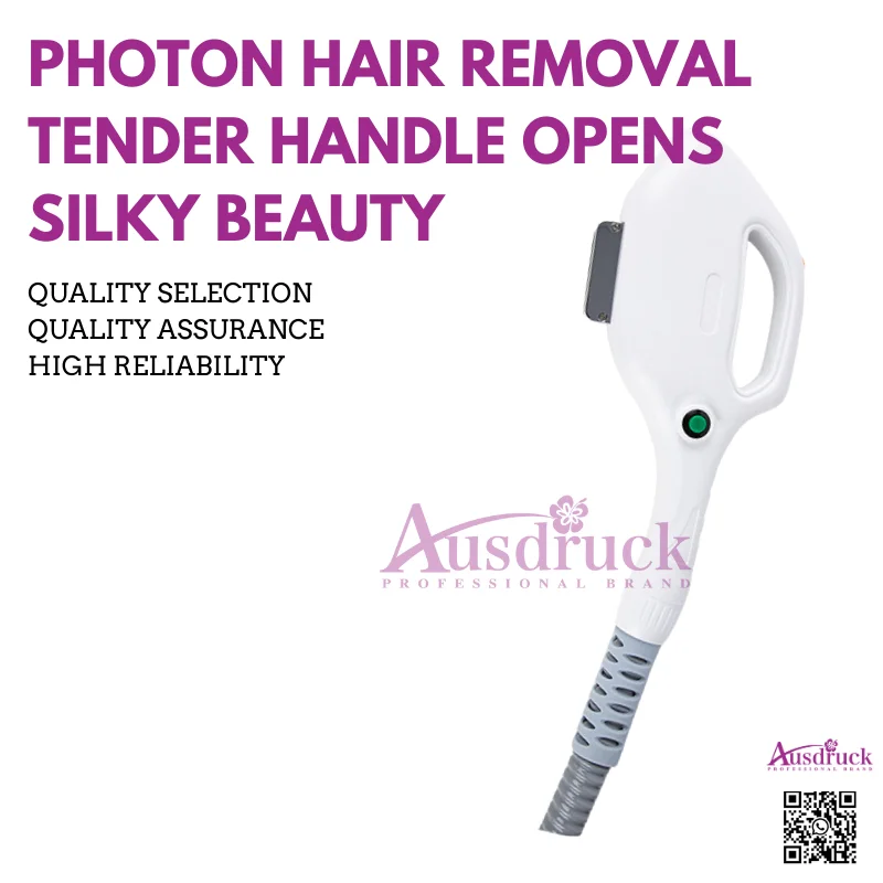 Ausdruck Professional DPL IPL Hair Removal Tender Handle - Open Silky Beauty, Quality Assured