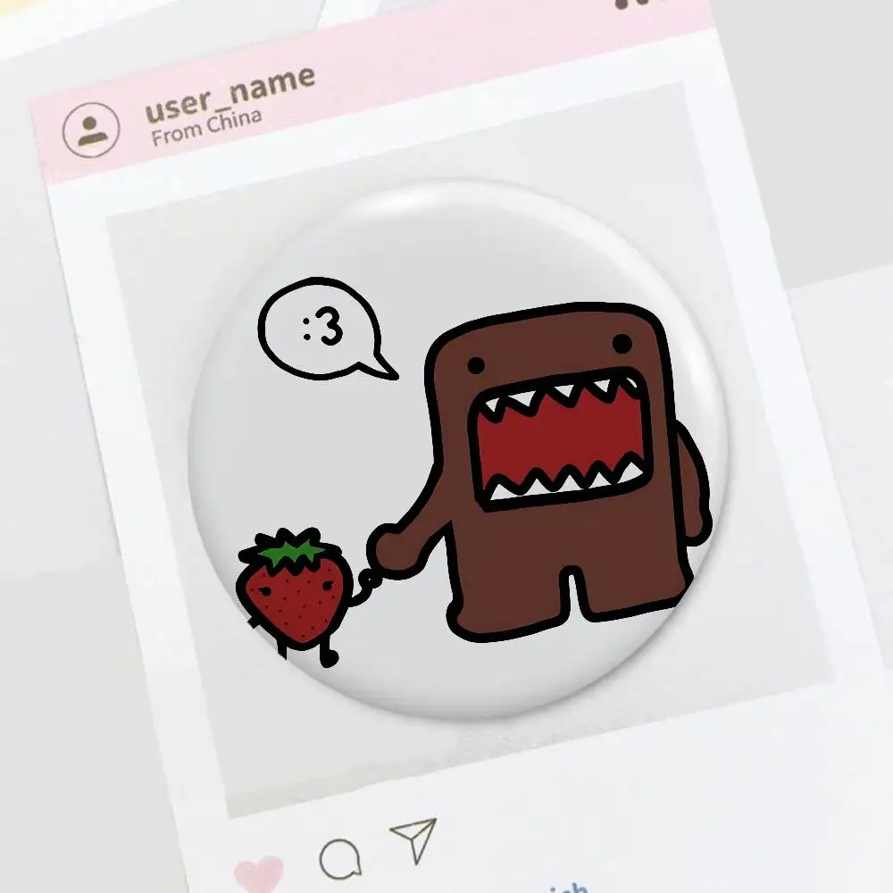Y-Yoshitomo N-Nara Y2K Ästhetische weiche Anstecknadeln, lustige „I Love D-Domo“-Abzeichen, handgefertigte Brosche für Kleidung – Detail 27