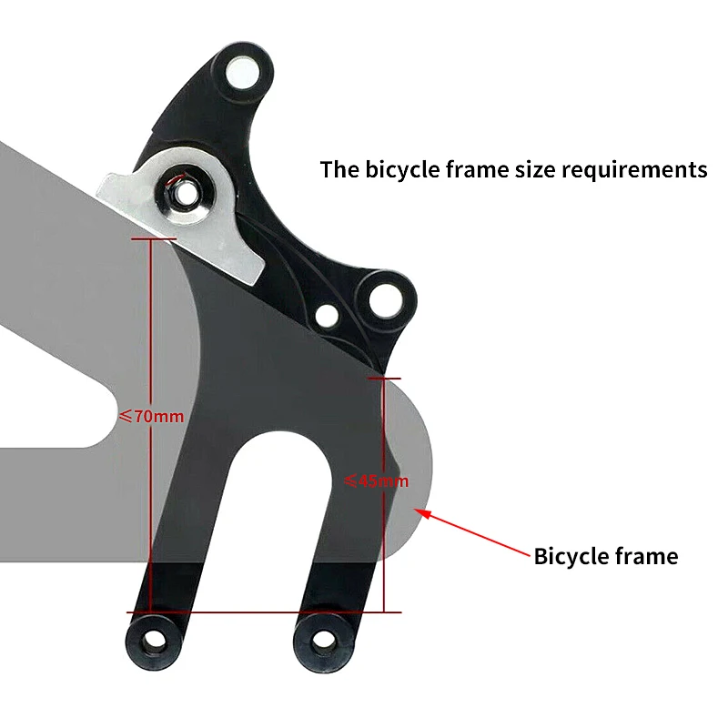 Bike No Disc Frame Mount MTB Road Bike Disc Brake Conversion Seat Disc Brake Adapter Cycling Accessories