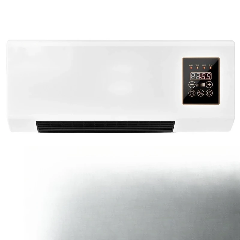 

New wall-mounted heater blower Electric quick heating fan for home bathroom offices with thermostat and without air conditioning