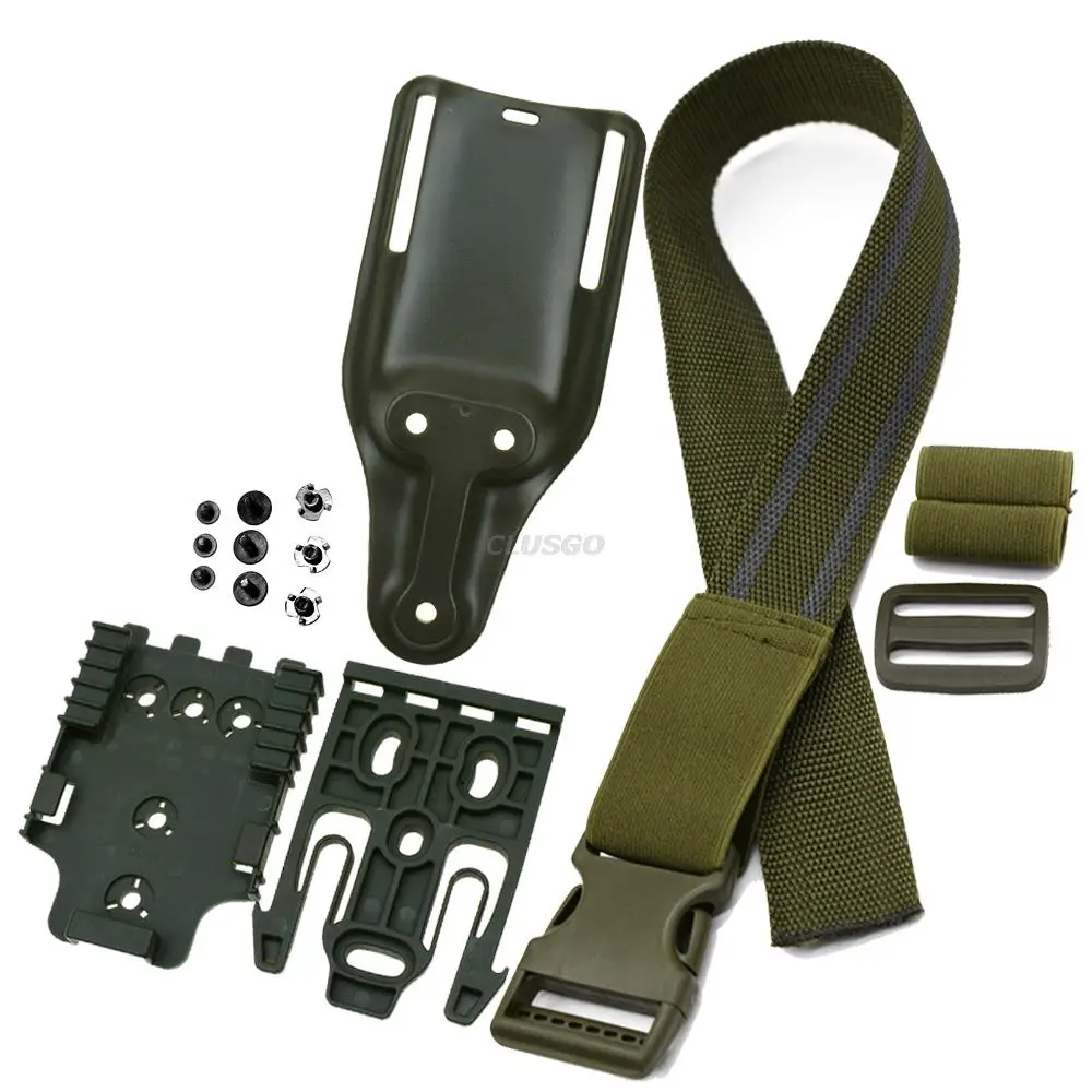 

QLS 19 22 Quick Locking System Gun Holster Attachment Thigh Leg Band Strap Holster Belt Loop Adapter Hunting accessories