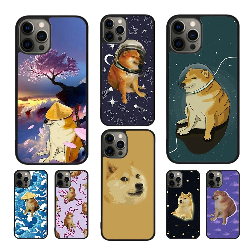 Cheems Doge Phone Case Cover For iPhone 15 16 14 Plus 11 12 mini 13 Pro Max Apple X XR XS max