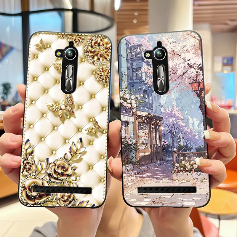 

Противоударный мягкий защитный чехол для Asus ZenFone Go 5,0/ZB500KL, черный чехол Candy Jelly, персонализированный чехол для телефона с вирусным принтом