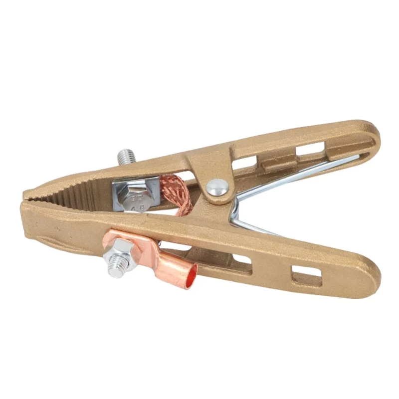 Grounding Clamp 500A Brass High Power A Shaped Ground Clamp For MIG MMA TIG ARC Welding