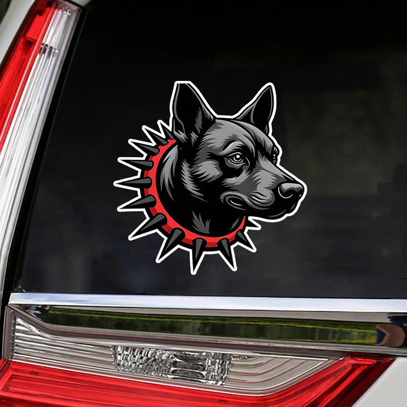 

1 шт., привлекательная художественная наклейка «Черная собака» — яркая водонепроницаемая виниловая наклейка для ноутбуков, телефонов, рюкзаков, автомобилей и любой поверхности