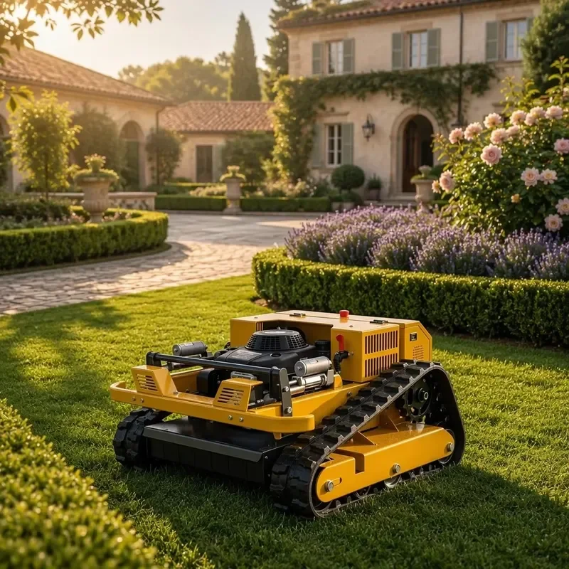 Best Selling RC Slope Mower Heavy Tracked All Terrain Grass Cutter CE Approved for Agricultural Farm Weeding