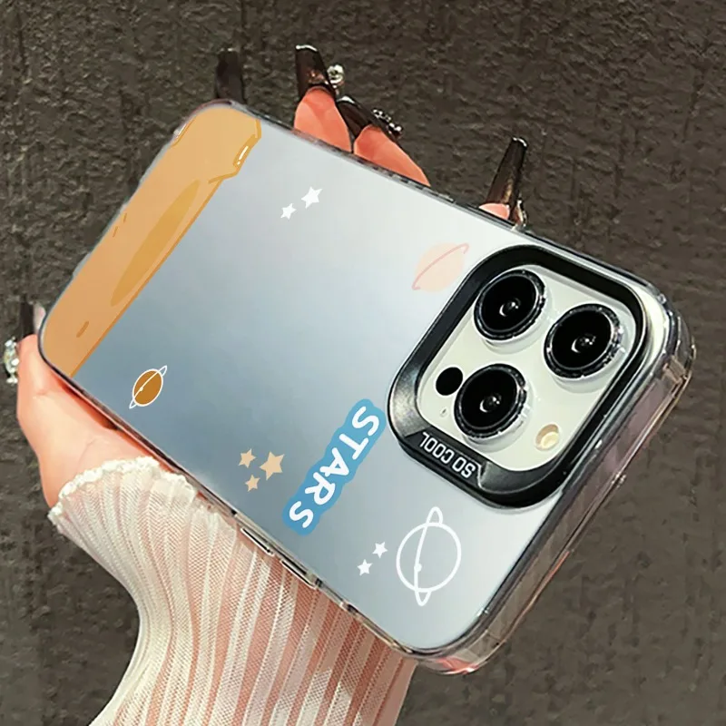 Star Pattern Pattern Phone Case Suitable for iPhone 15 14 16 Pro Max 11 12 13 Pro 7 8 Plus X XR Shockproof Antislip Back Cover image 5