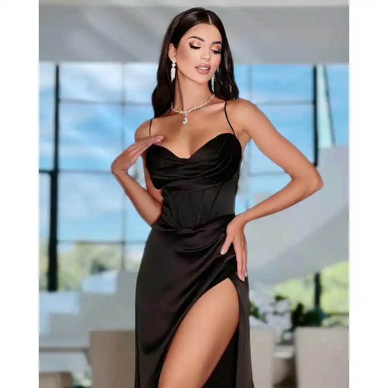 

New Summer Prom Dr WomenS Sling Svel Color D Cleanfit H Version Linen Fabric Tee-quarter Sve Ciwalk Dr