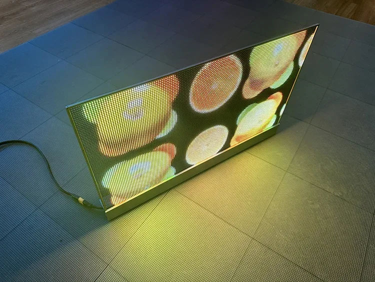 Glass Display Outdoor Film Advertising Soft Double Side Transparent Led Screen