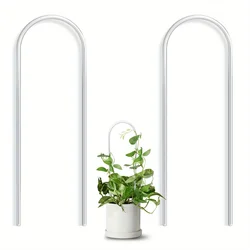 U-shaped acrylic plant climbing frame, transparent and durable, suitable for indoor vine and flower pot support