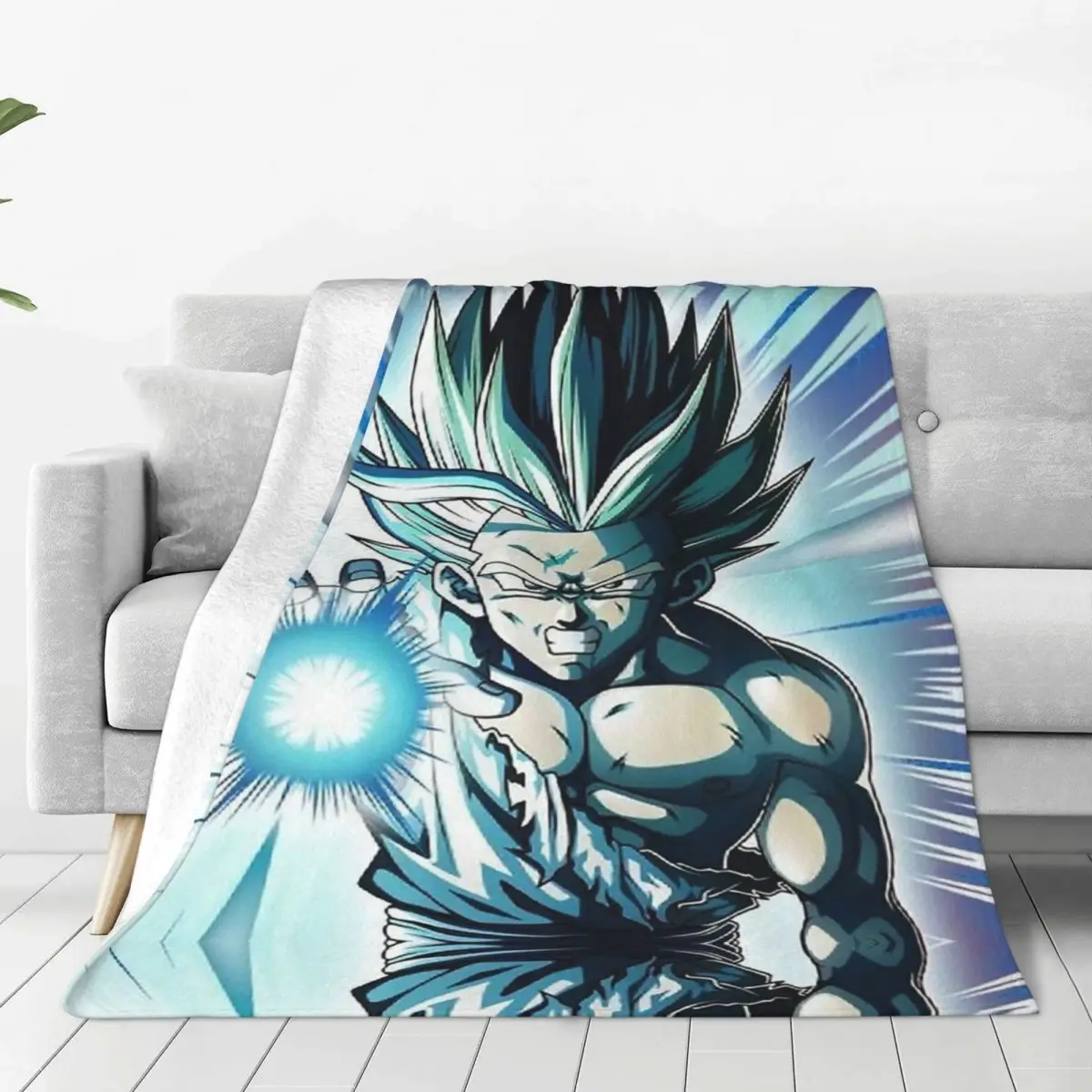 Gohan Blanket Dragon Ball Z Goku Vegeta DBZ Wool Awesome Warm Throw Blankets for Coverlet Spring Autumn