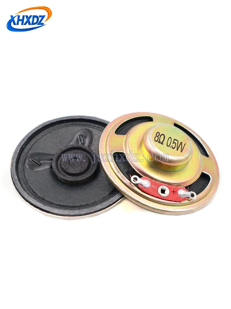 

45/50/57/66/77MM Magnetic Paper Disk Speaker in Iron Shell 8 Ohm 0.5W 1W Speaker Thickness 12MM