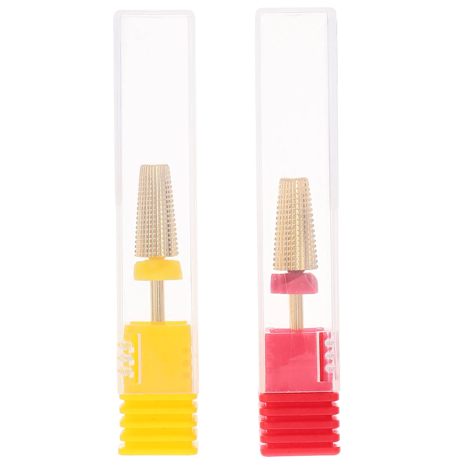 

2Pcs Tungsten Steel Nail Grinding Heads S Drill Bits Polishing Manicure Tools Electric Kit Storage Solution