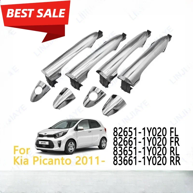 

For Kia Picanto 2011-2016 Outside door handle With Black Or Chrome 82651-1Y000 82651-1Y020 82661-1Y000