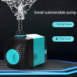 1pc Aquarium Submersible Pump Silent Waterproof Low Pressure Submersible Fountain Filter Fish Pond Water Tank Pumping Pump