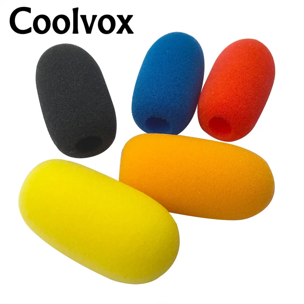5pcs Wired Wirless Conference Microphone Windscreen Foam Sponge Cover for Lapel microphone , Inner Diameter:1cm (about .0.39\