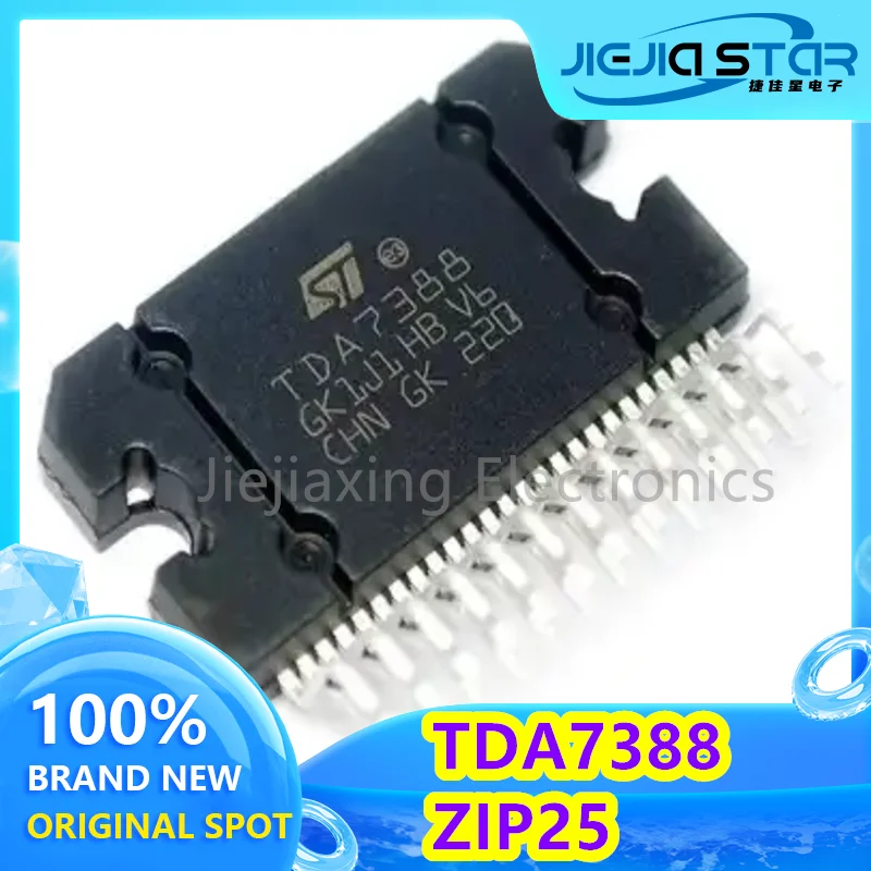 TDA7388 100% nuovo di zecca importato originale 4*41W amplificatore di potenza audio ZIP-25 elettronica grande quantità e prezzo eccellente