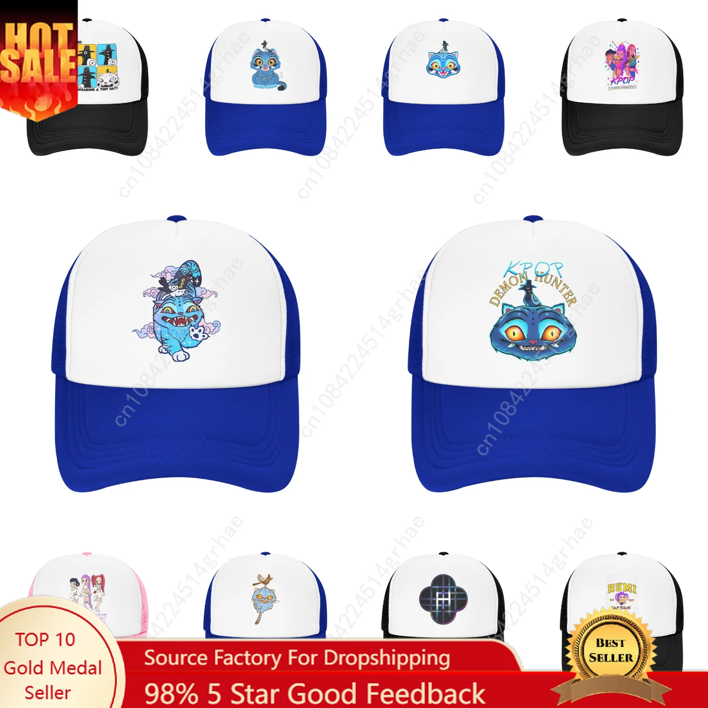 

Summer Sun Hats Saja Boys KPop Demon Hunters Baseball Cap y2k Funny Hip Hop Hats Spring Unisex-Teens Kpop Rock Snapback Cap