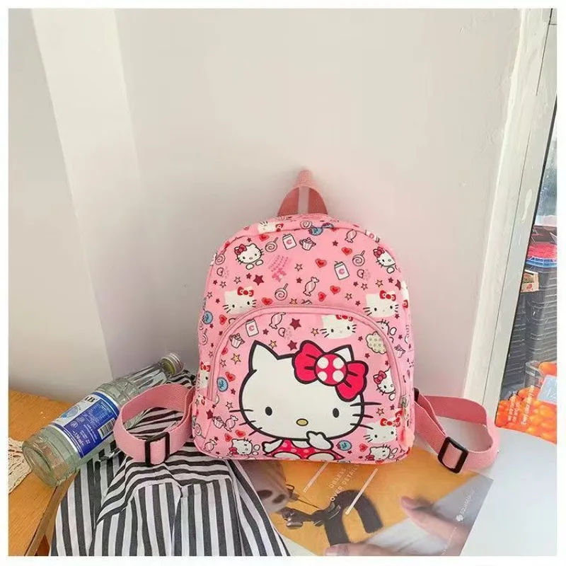 

Hello Kitty Children Backpack Trendy Leisure Kindergarten High Beauty Male Female Baby Cute Cartoon Handheld Backpack Wholesale
