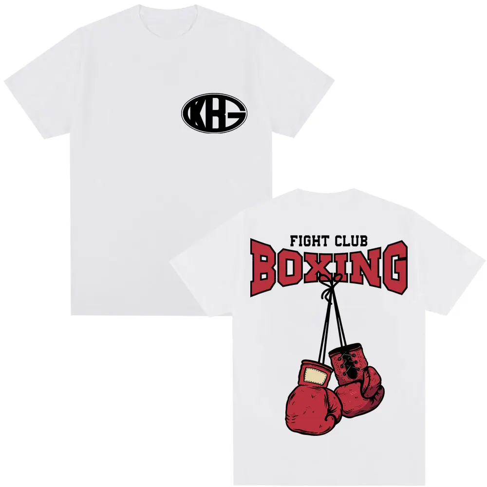 Anime Hajime No Ippo Kamogawa Boxing Gym T-shirt Men's Makunouchi Takamura KGB T Shirt Oversized Cozy Cotton T Shirts Streetwear