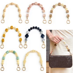 1PC 34cm acrylic chain bag decoration chain hand-held resin short bag dopamine color chain diy mobile phone case accessories