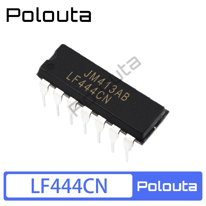 10 Pcs Polouta LF444CN JM413AB DIP8 FET Input Op Amp IC Chip Integrated Circuit Arduino Nano DIY Electronic Kit Free Shipping