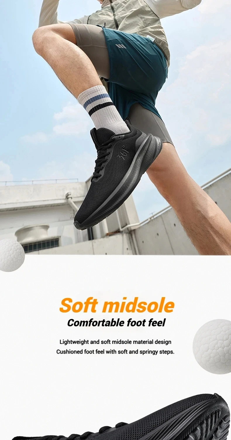 361 Degrees Fengye 5.0 Herren-Laufschuhe, verschleißfest, bequem, leicht, stoßdämpfend, atmungsaktiv, Herren-Sneaker 672542210F – Detail 8