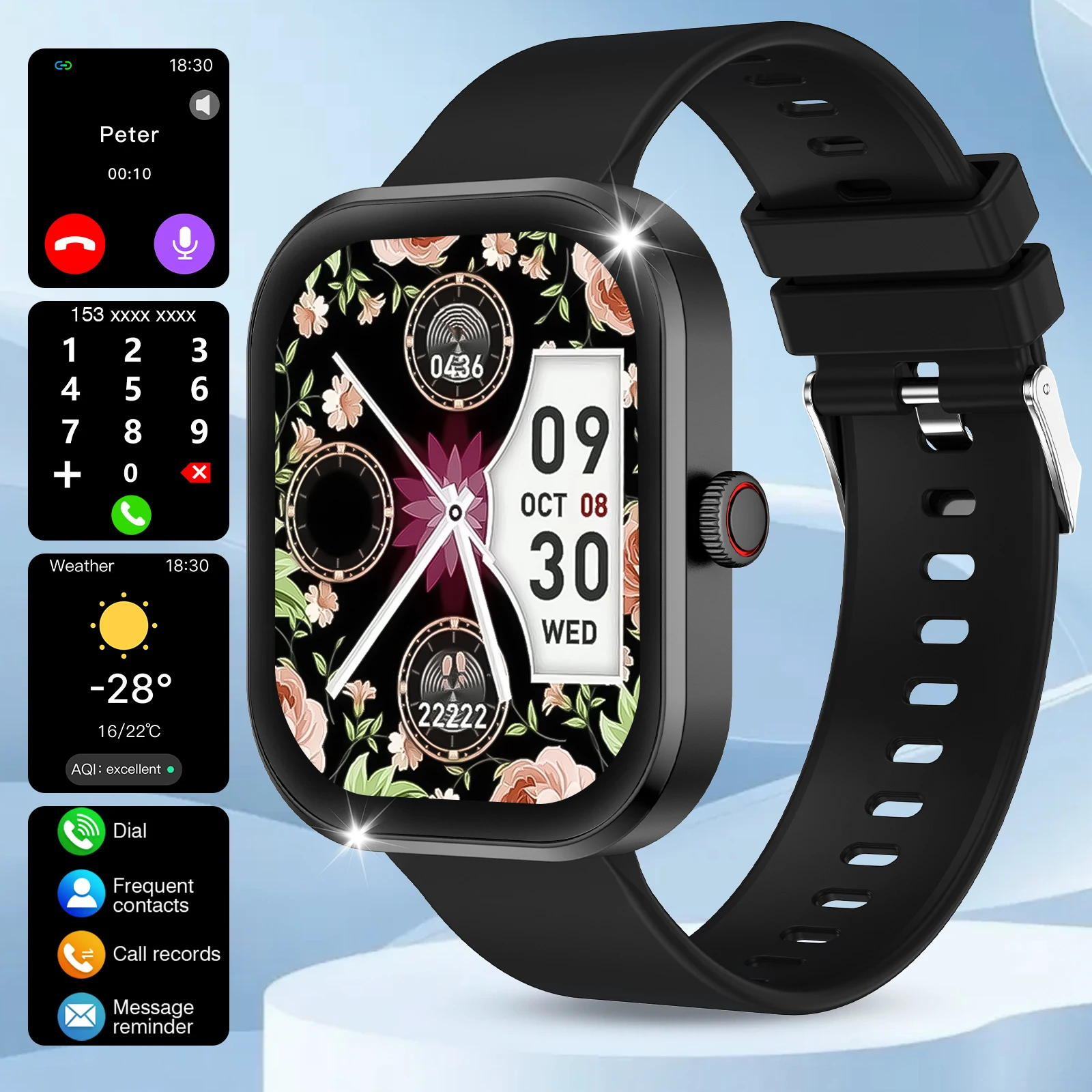 Watch 7 Smartwatch Iphone - 2026 Neue Sport-Smartwatch, Vollständiger Touchscreen, Kabelloses