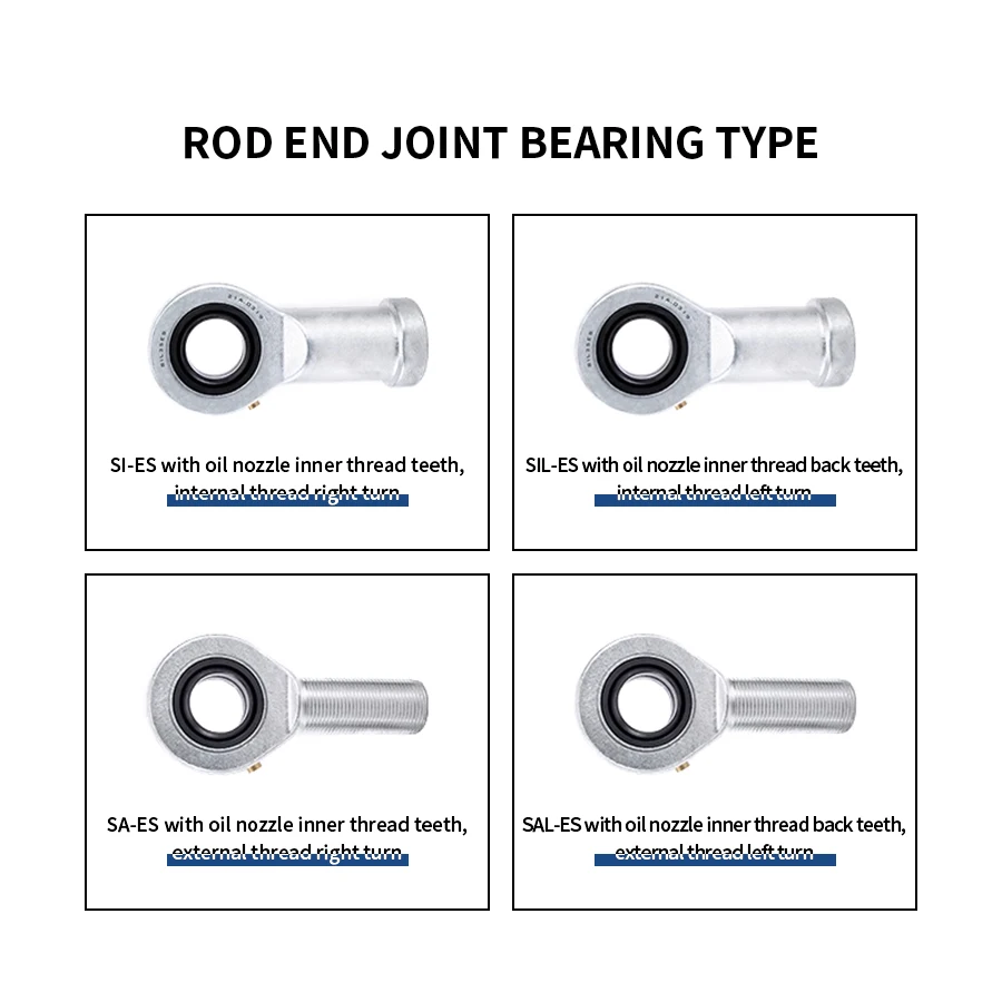 1PC 2PCS 4PCS SAES Rod End Joint Bearing SA6E SA8E SA10E SA12E SA15E SAL17E SAL20E SAL25E SAL30E SAL35E SAL70E SAL80E