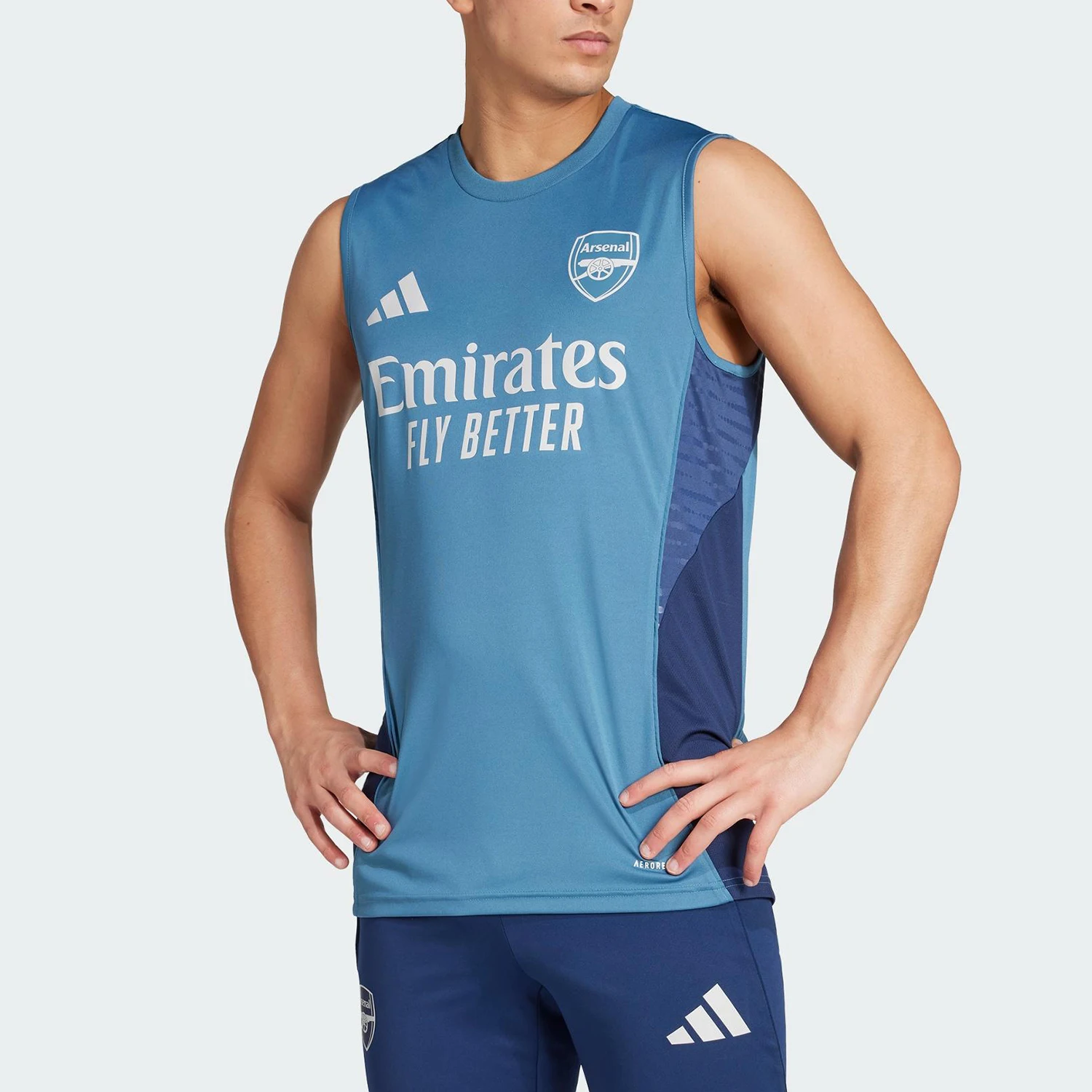 

Adidas genuine 2025 summer men's breathable sleeveless training jersey JJ1813