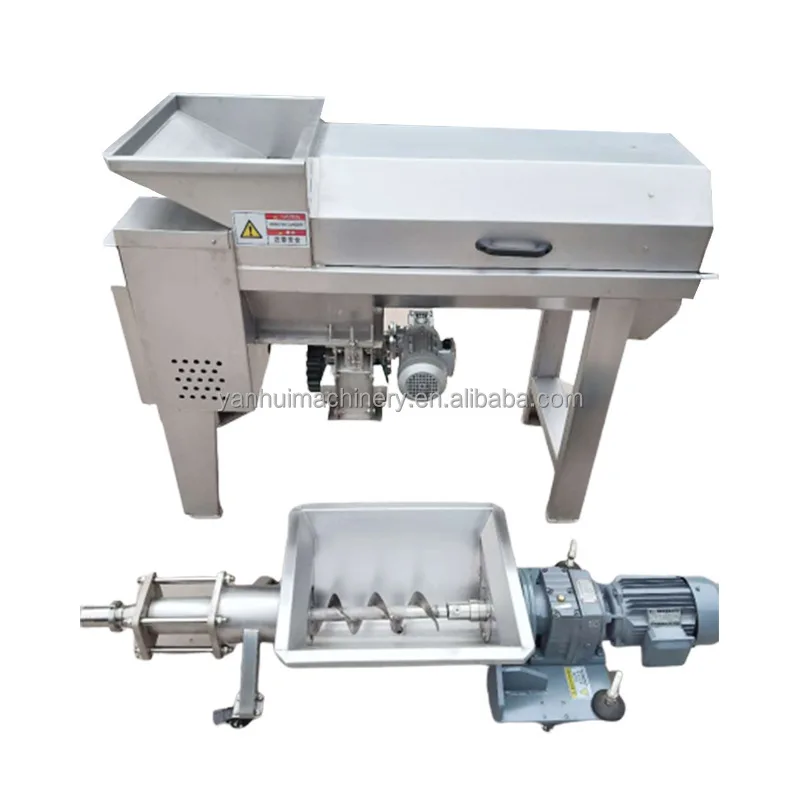 Large Scale Grape Crusher Destemmer / Grape Stem Separator / grape juice extractor crushing machine