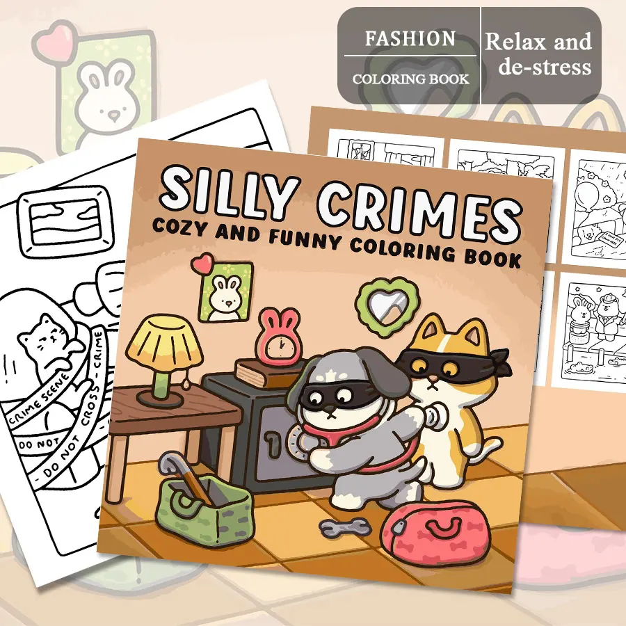 Adult Coloring Books Gentle Daily Adventures, Stress - Relieving Coloring for Family Creativity at Home