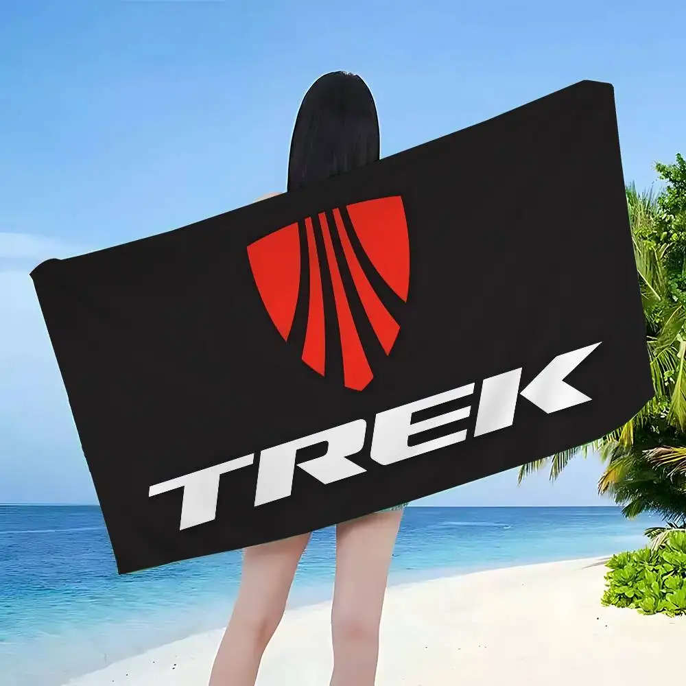 T-TREKS Bicycle Microfiber Blanket Quick Drying Beach Towels Oversized Printing Super Absorbent Pool Towel Blanket