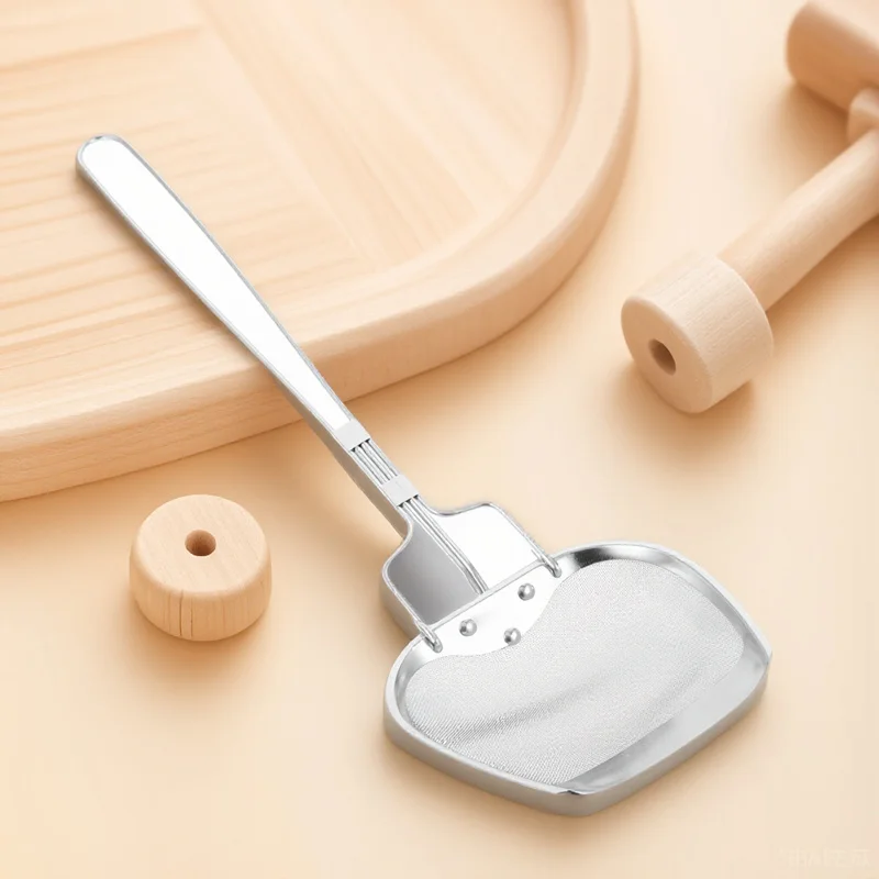 

Stainless Steel Food Strainer Spoon Fine Mesh Long Handle Oil Skimmer Fat Separator For Kitchen Cooking Pasta Frying Tools