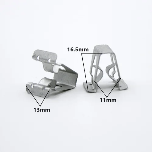 Imagen 2 del producto 10 Uds consola de salpicadero de coche Clip de Metal tipo U Panel de instrumentos de automóvil Clip de sujeción