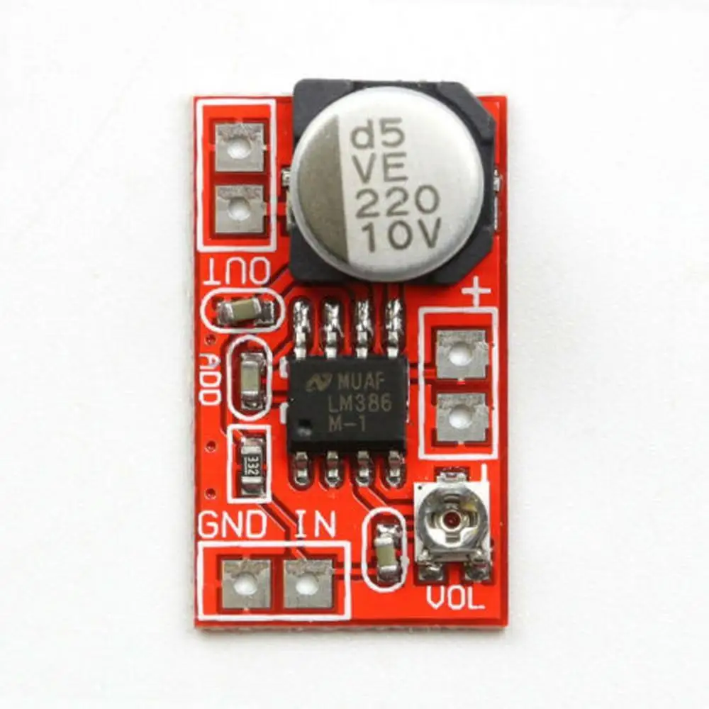 Placa amplificadora Micro electret DIY ajustable Universal Mini micrófono condensador