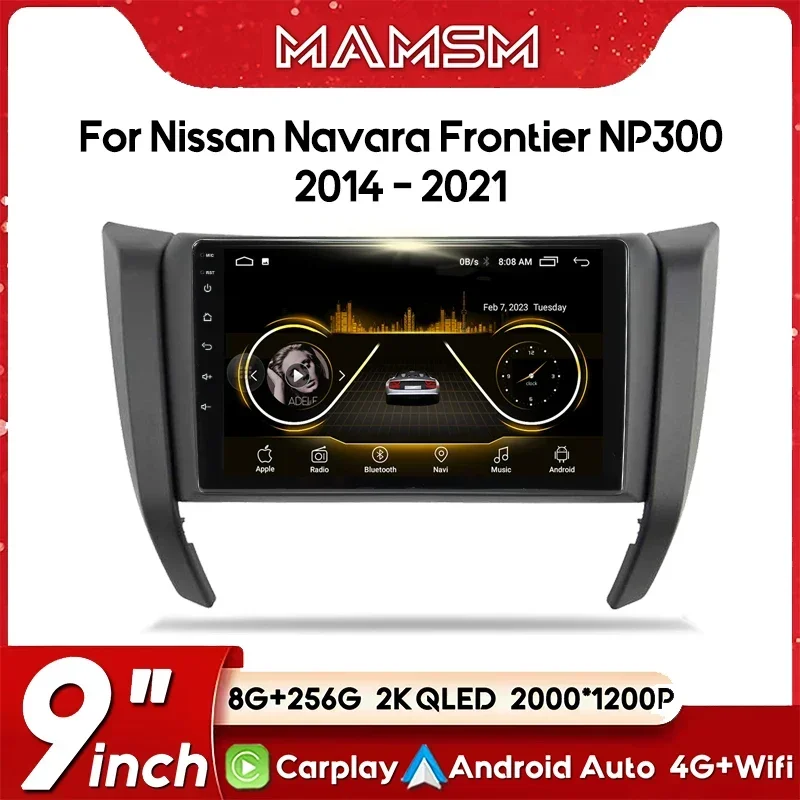 

Android 13 Car Radio Carplay Auto For Nissan NAVARA Frontier NP300 2014 - 2021 Multimedia 4G GPS Video Player Stereo Head Unit