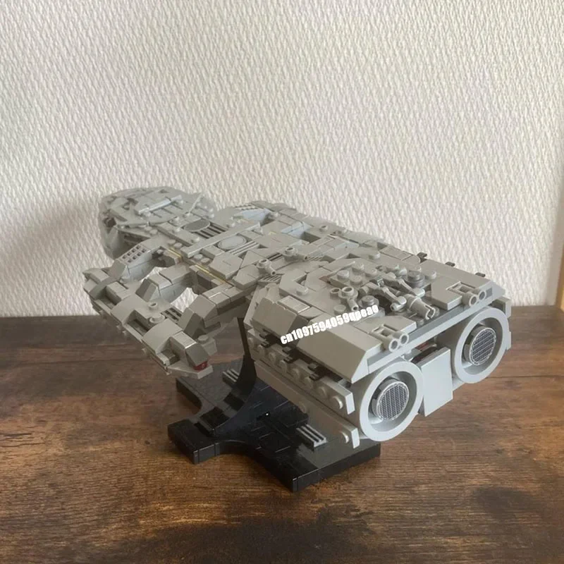 Nieuwe 649 Stuks Beroemde Star Battle Movie Moc75375 Galactica Luchtschip Model Custom Puzzel Diy Creatieve Ideeën Kinderen Speelgoed Verjaardagscadeautjes