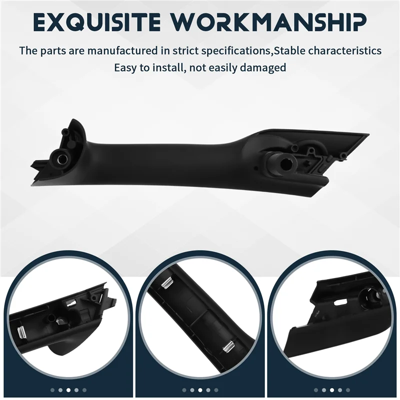 A33K-For VW Tiguan 5N MK1 2008- 2016 Interior Door Panel Grab Pull Handle Cover 5N0867179D 5N0867180D 5N0867171C 5N0867172C