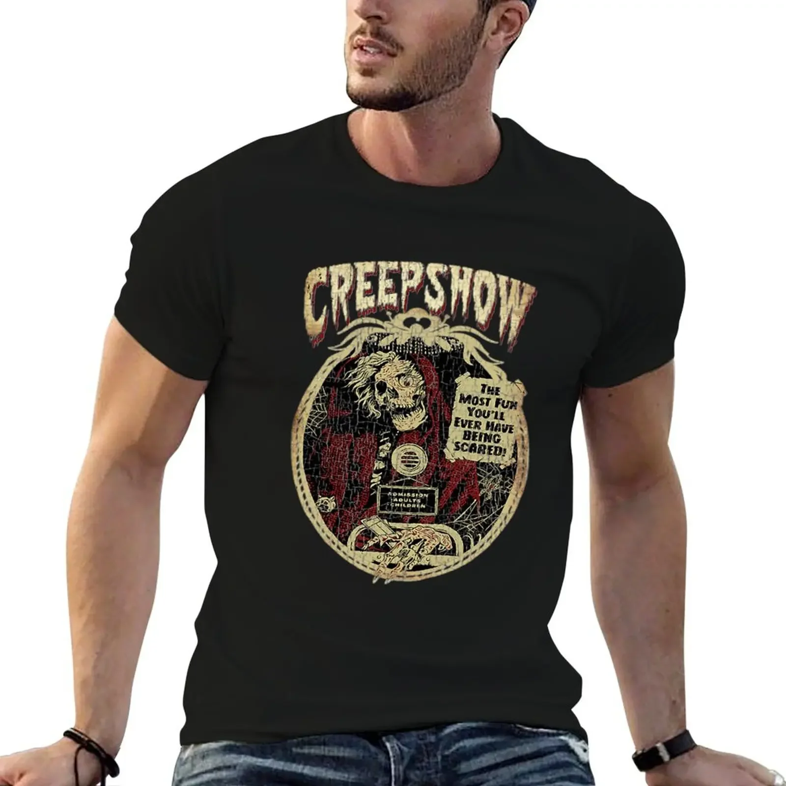 Creepshow T-Shirt vintage anime shirt anime figures clothing for men