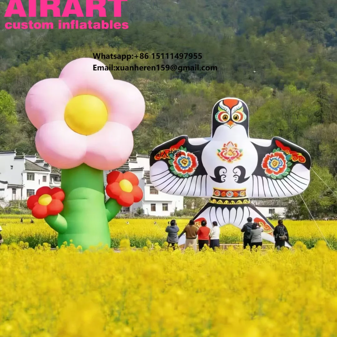 

Inflatable Kite Spring Festival Custom Inflatable Bird Kite ARTAIRInflatables Customize Kite Inflatables for Amusement Park Show