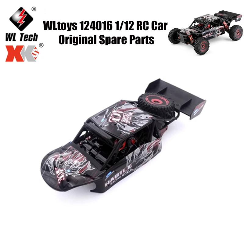 WLtoys 124016 1/12 pezzi di ricambio originali per auto RC 124016-2007 parti di montaggio Complete per guscio auto