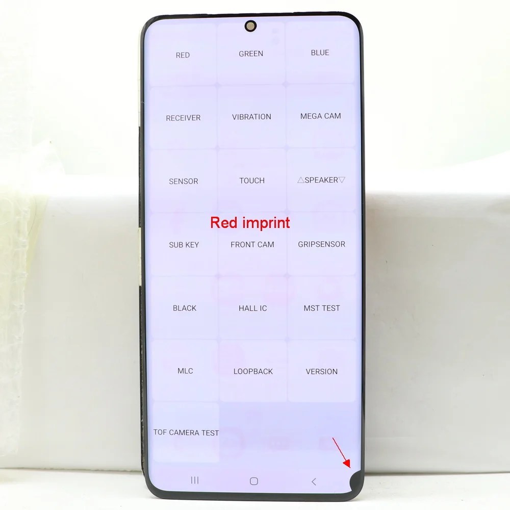With defects For Samsung Galaxy S20 Ultra G988 G988F G988B/DS Display Touch Screen Digitizer Assembly Replacement 100% testing