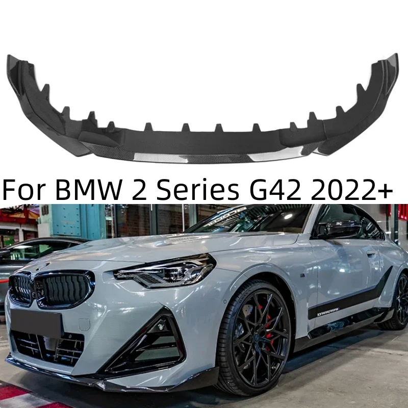 Front Bumper Lip Spoiler Side Lower Splitters Body Kit For 2022  BMW 2 Series Coupe G42 220i 225i M240i 2 Doors M Performance